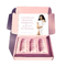 PDF AI Pink Cardboard Flip Kotak Kertas Kemasan Kosmetik Lapisan Berair