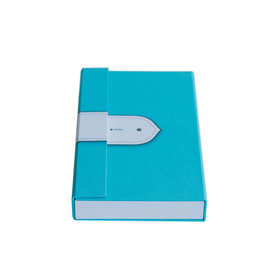 SGS ROHS Pantone Book Shaped Gift Box Dengan Magnetic Closure PMS Printing