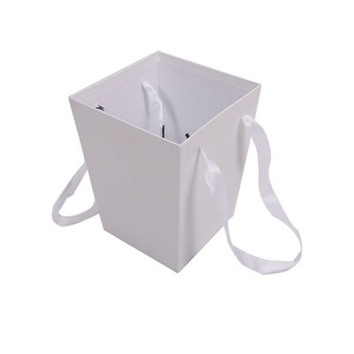Beli PDF CDR AI Square Cardboard Flower Box EVA Insert With Handle online manufacture