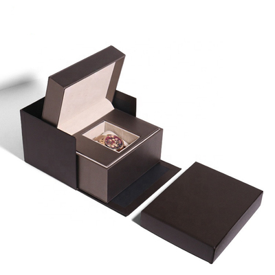 Beli 2.5mm Watch Box Gift Packaging Kotak Kado Magnet yang Dapat Dilipat Sisipan Busa online manufacture