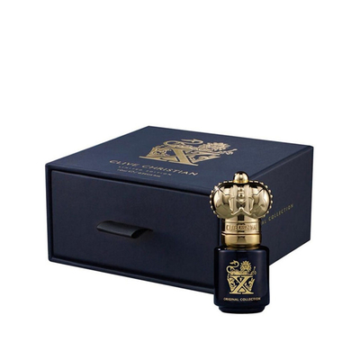 Foil Stamping Gift Parfum Packaging Box Dengan Ribbon Handle