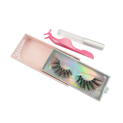 100g Fancy Paper Gift Eyelash Magnetic Box Dengan PE PVC Window