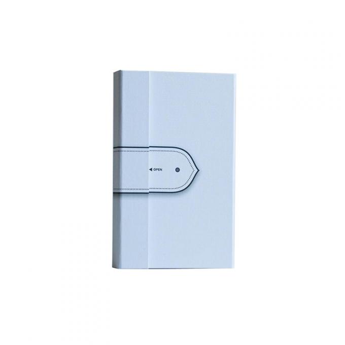 SGS ROHS Pantone Book Shaped Gift Box Dengan Magnetic Closure PMS Printing 0