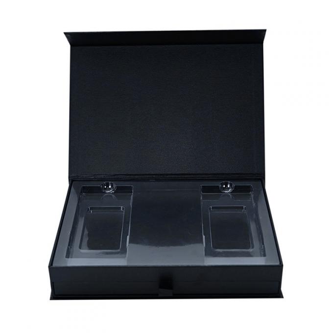 400G Coated Flip Top Kosmetik Gift Box Kemasan Dengan Magnetic Catch Matte UV 0