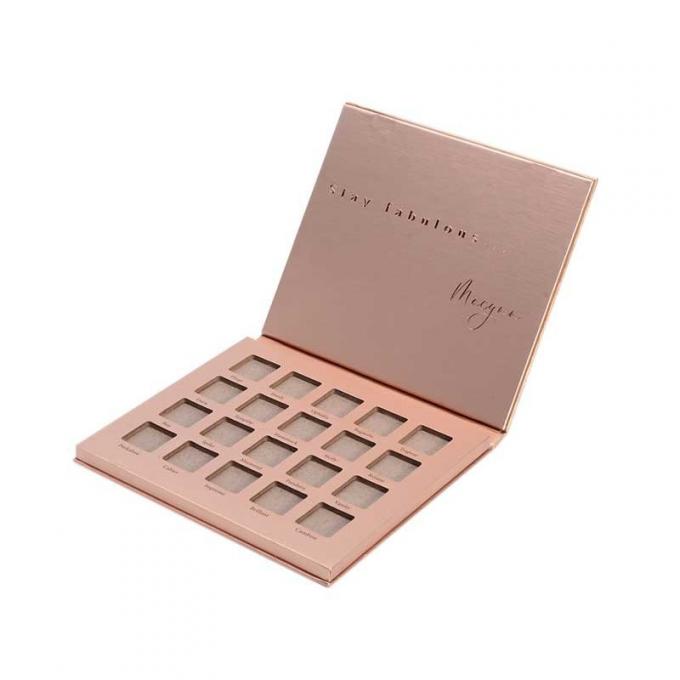 CMYK 4C Kosong Magnetic Palette Magnetic Flip Box Water Varnishing 2