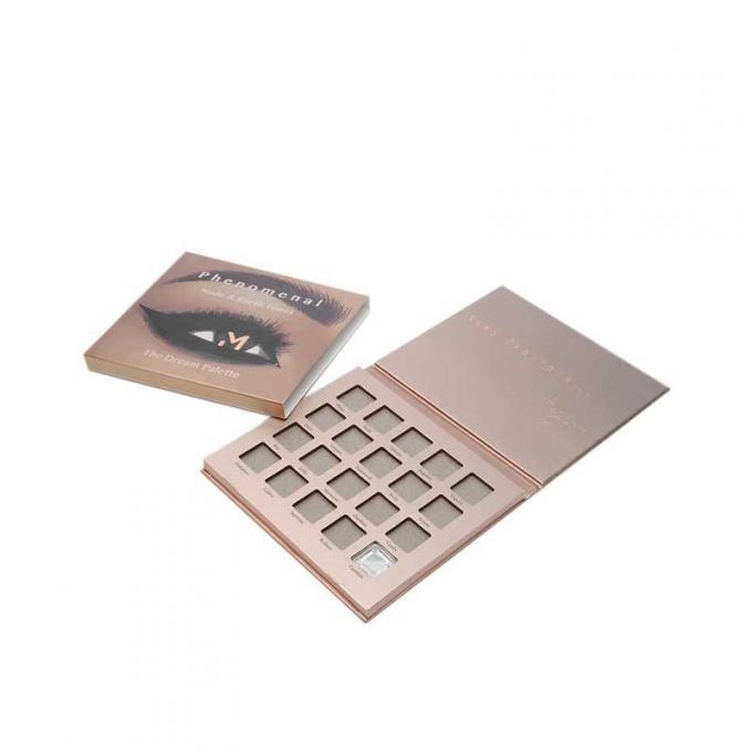 CMYK 4C Kosong Magnetic Palette Magnetic Flip Box Water Varnishing 1