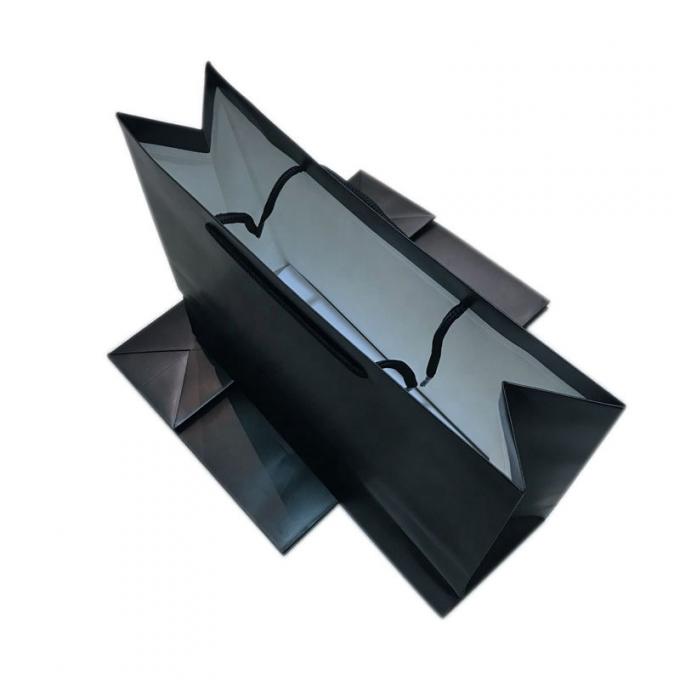CMYK Boutique Nylon Paper Handle Tas Belanja OEM ODM 0