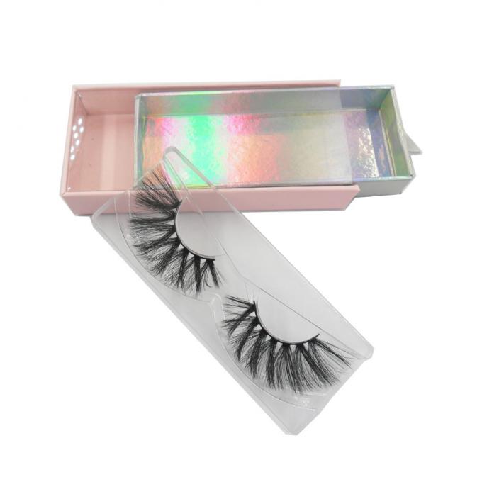 100g Fancy Paper Gift Eyelash Magnetic Box Dengan PE PVC Window 1