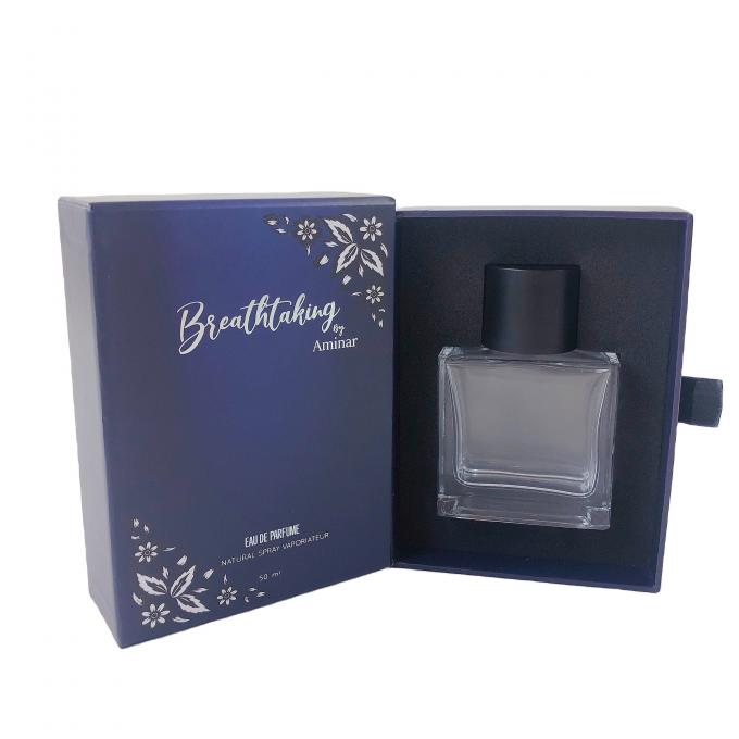 1000g Karton Kotak Hadiah Keras Kemasan Kotak Parfum Mewah Hot Foil UV 1