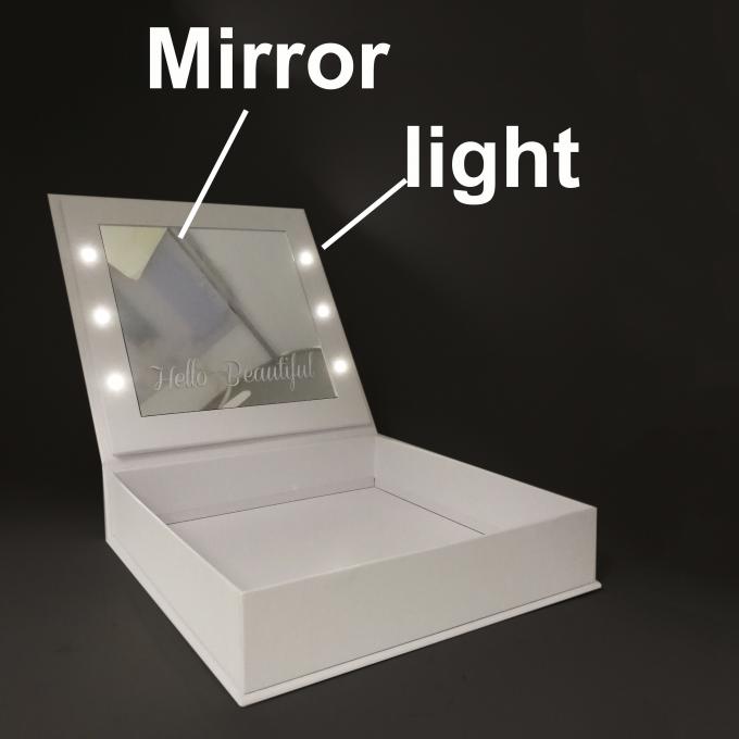 250g Art Paper Led Mirror Travel Cardboard Makeup Packaging Box 0