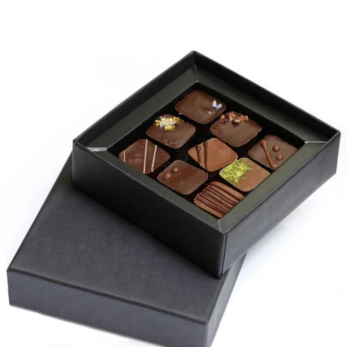 Kemasan Kotak Kado Cokelat 4C Kotak Karton Ramah Lingkungan 128gsm 2