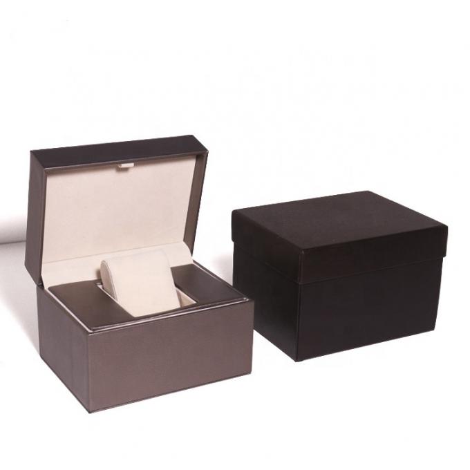 2.5mm Watch Box Gift Packaging Kotak Kado Magnet yang Dapat Dilipat Sisipan Busa 0